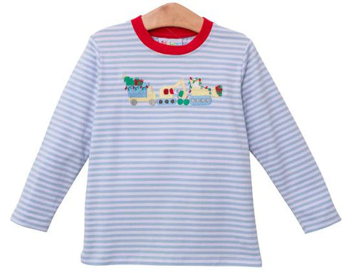 Christmas Construction Embroidery Shirt-Jellybean