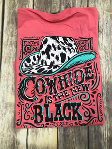 Cowhide is the New Black Short Sleeve