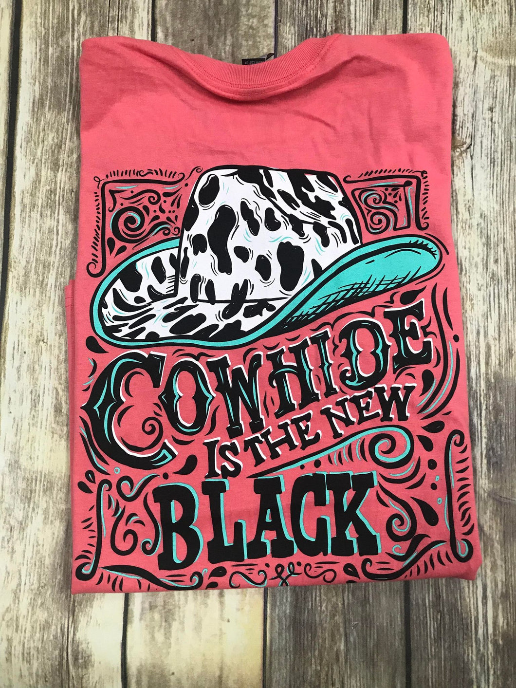 Cowhide is the New Black Short Sleeve