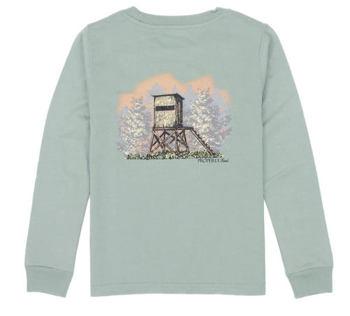 Properly Tied- Deer Stand Sage Long Sleeve