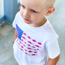 Load image into Gallery viewer, Custom Patriotic Fish Flag