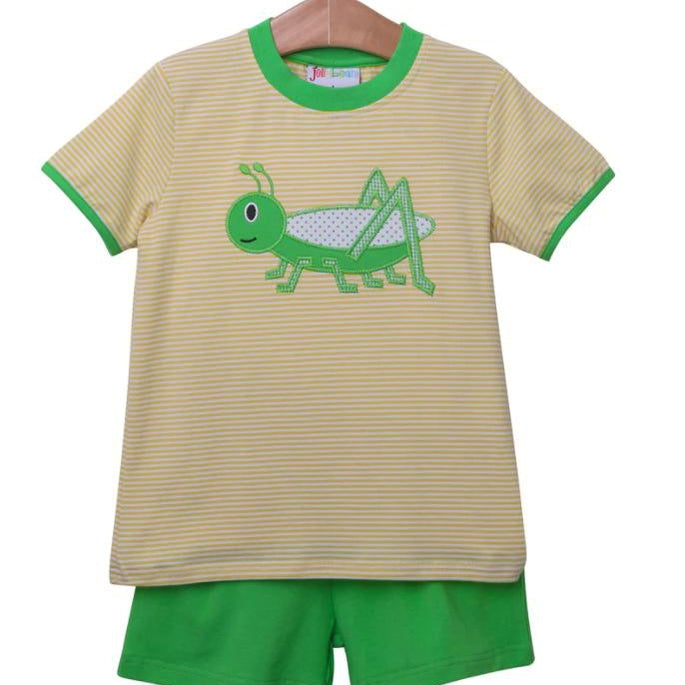 Grasshopper Short Set- Jellybean