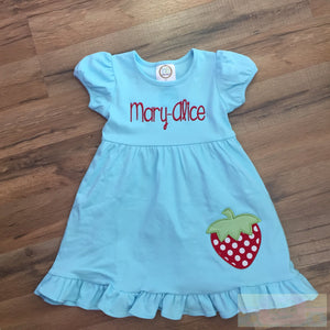 Strawberry Ruffle Dress