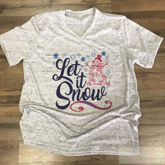 Let It Snow Short Sleeve T-Shirt
