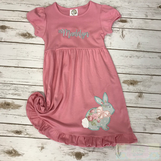 Easter Bunny Ruffle Dress