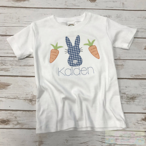 Bunny and Carrots Toddler Short Sleeve Shirt