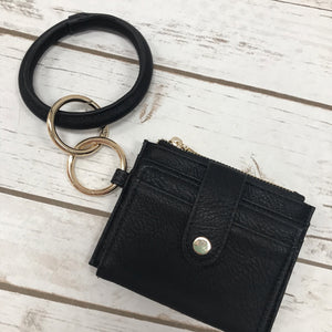 The Sammie- O Ring Keychain with I.D. Wallet