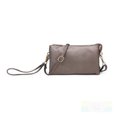 Load image into Gallery viewer, The Riley- Monogrammable 3 Compartment Wristlet/Crossbody