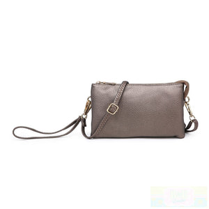 The Riley- Monogrammable 3 Compartment Wristlet/Crossbody