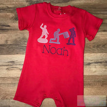 Load image into Gallery viewer, Patriotic Toy Soldier Romper