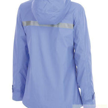 Load image into Gallery viewer, Women&#39;s Periwinkle Charles River New Englander Rain Jacket