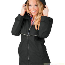 Load image into Gallery viewer, Women&#39;s Black Charles River New Englander Rain Jacket