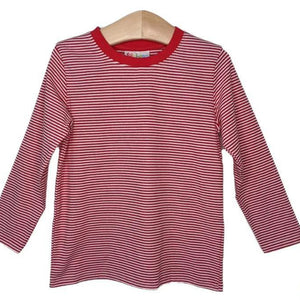 Jellybean- Stripe shirt Long Sleeve- Red Stripe
