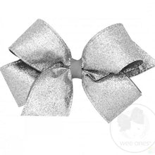 Load image into Gallery viewer, Wee Ones Glitter Hairbow Clip