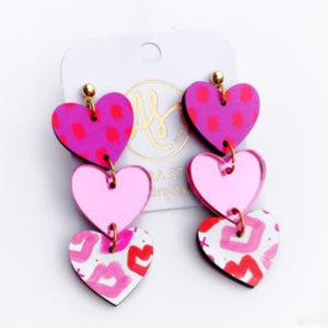 Sweethearts-Pink Red Dot Pink Mirror