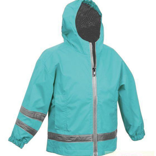 Toddler Aqua Charles River New Englander Rain Jacket
