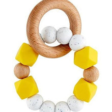 Load image into Gallery viewer, Silicone / Wood Teether